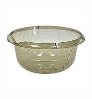 Миска пластик 4л 400414 дамчатая прозрачная