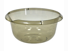 Миска пластик 4л 400414 дамчатая прозрачная