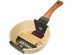 Сковорода 20см Гурман б/кр Estima ГМ2001ЭБИ/7142 бежевая
