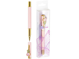 Ручка MESHU MS_94185 "Flower" синяя, 1,0мм