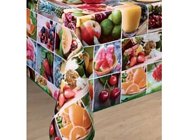 Клеенка столовая Dekorama 1,40*20 ПВХ не ткань фрукты 106А/8145