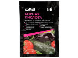 Удобрение Борная кислота для ягод,цветов,фруктов Лама торф 50г 5040