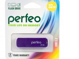 Флеш-драйв Perfeo USB 32Gb C05 фиолетовый