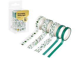 Скотч декоративный MESHU MS_52089 "Greenery", 5шт