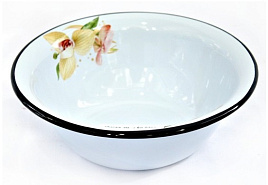 Миска эмаль 0,6л 01-0305 без декора