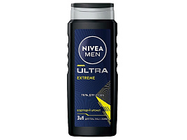 Гель для душа мужской Nivea Ультра Экстрим М 500мл 2в1 М