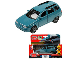 Машина металлическая SB-16-67-GREY-WB LADA 111, 12 см, инерц., двери, багаж., инерц., кор.