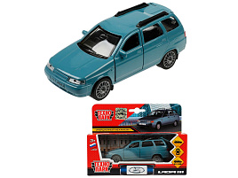 Машина металлическая SB-16-67-GREY-WB LADA 111, 12 см, инерц., двери, багаж., инерц., кор.