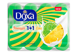 Мыло Doxa 4*80г. Лайм и ананас М