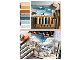 Альбом для рисования 40л. на спирали BG АР4гр40 62717 "Красочный"