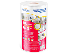 Салфетки в рулоне Sunlight 105шт