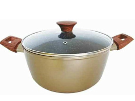Кастрюля литой алюминий 3,9л WR-1880 Dorato