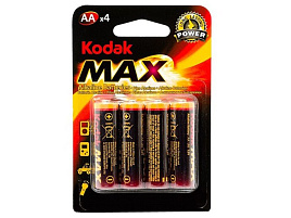 Батарейка Kodak LR6 MAX 4BL (80)