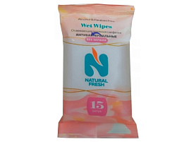 Влажные салфетки Natural Fresh 15шт.