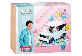 Конструктор Брик M38-B1087 Розовая мечта. Машина 236дет