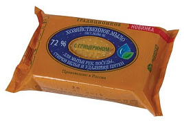 Мыло хозяйственное 72% 150г.Глицерин в об(Воронеж)80398/0338 М