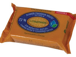 Мыло хозяйственное 72% 150г.Глицерин в об(Воронеж)80398/0338 М