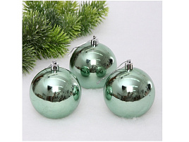 Шар 8см 652-382 Глянец темный нефрит 1шт