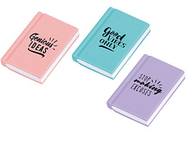 Ластик Berlingo BLc_00560 "Notebook", термопластичная резина, цвета ассорти, 48*34*8мм