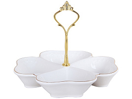 Менажница керамика LTBH-P1619-A Снежная королева