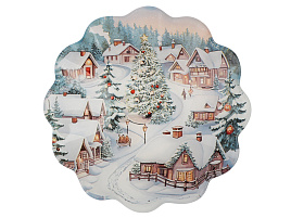 НГ Салатник 18см 820-467/3941 Зимний пейзаж