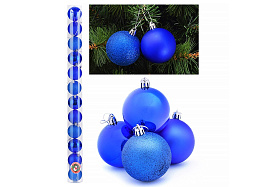 Набор шаров 6см S0138-1 Новогодняя ночь 12шт