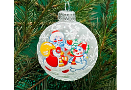Шар 100 Дед Мороз и Снеговик 16 11 069 10