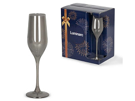 Бокал для шампанского P1564 СЕЛЕСТ СИЯЮЩИЙ ГРАФИТ 160мл