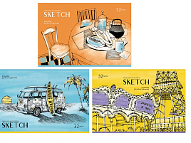 Альбом для рисования 32л. BG АР4ск32 10926 "Sketch"