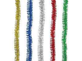 Мишура №23 М-132 аквамарин