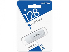 Флеш-драйв Smart Buy 128Gb SB128GB2SCW Scout White белый