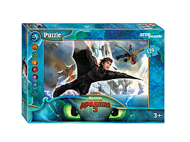 Пазл 120эл. Как приручить дракона-3 75159