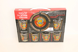 Набор подарочный 1210-Д СССР 7пр (пепельница+6стопок)