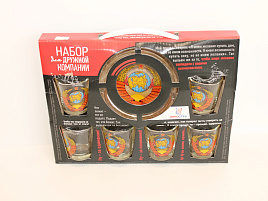 Набор подарочный 1210-Д СССР 7пр (пепельница+6стопок)