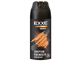 Дезодорант мужской EXXE 150мл спрей Energy
