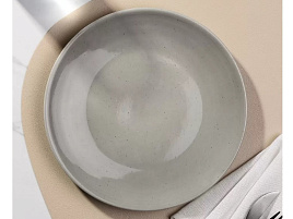 Тарелка мелкая 21см 511313/15ТП21004 Серый туман