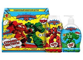 Набор Детский Мегамонстры Стражи чистоты(шамп-гель 250мл+мыло жид.300мл)