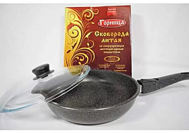 Сковорода 24см Горница пласт.руч с/кр с2413аг/4652