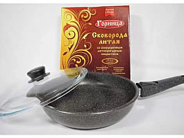 Сковорода 24см Горница пласт.руч с/кр с2413аг/4652