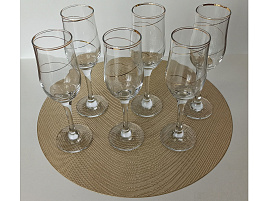 Набор бокалов для шампанского 44160 Змейка 6шт