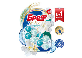 Блок для унитаза БРЕФ 2*50гр. Deluxe Пленит.жасмин М шарики 7111