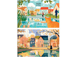 Альбом для рисования 20л. BG АР4ск20 08596 "Весна в городе"