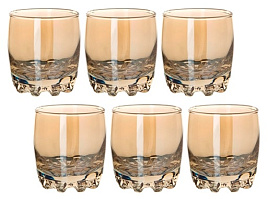Набор стаканов 6шт 415/05/5501 Золотистый мед 305мл