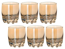 Набор стаканов 6шт 415/05/5501 Золотистый мед 305мл