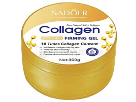 Крем для тела и лица Sadoer 300мл Антивозрастной укрепляющий с коллагеном