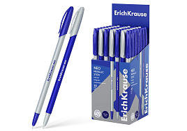 Ручка Erich Krause 61009 Neo® Stick Metallic 0.7, 2 км, Super Glide Technology, цвет чернил синий
