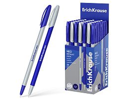 Ручка Erich Krause 61009 Neo® Stick Metallic 0.7, 2 км, Super Glide Technology, цвет чернил синий
