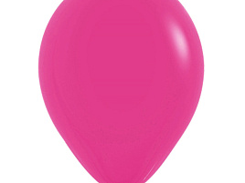 Шар надувной 12" Пастель " фуксия (50шт) ч05023