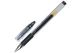 Ручка гел. Pilot BLN-G3-38-B "G-3" черная, 0,38мм, грип