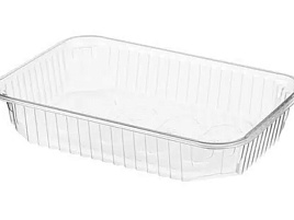 Одноразовый контейнер 0,5л(186*132 )+крышка НИЗКИЙ М3319